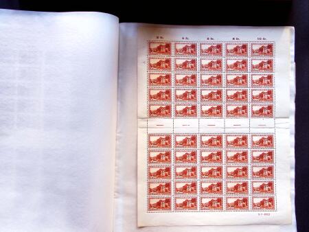 1927-29 OFFICIALS: Selection of 14 1/2 sheets showing