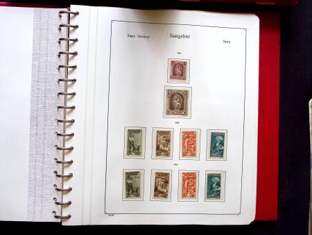 1920-55 Lot of balance collections in 5 albums and