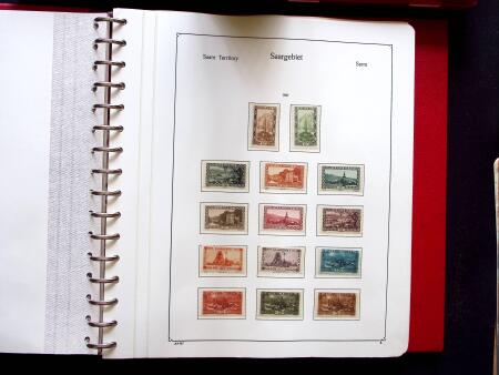 1920-55 Lot of balance collections in 5 albums and