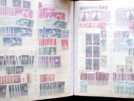 1920-55 Lot of balance collections in 5 albums and