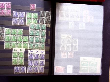 1920-55 Mint and used stock in seven stockbooks with