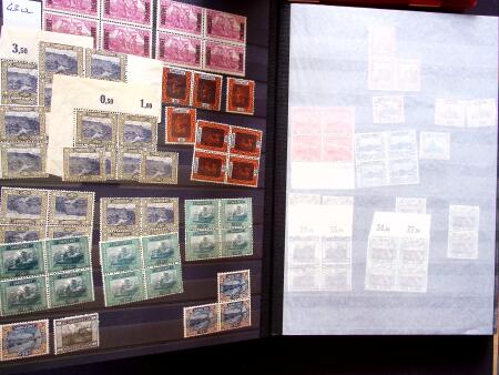 1920-55 Mint and used stock in seven stockbooks with