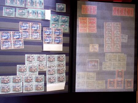 1920-55 Mint and used stock in seven stockbooks with