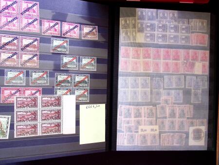 1920-55 Mint and used stock in seven stockbooks with
