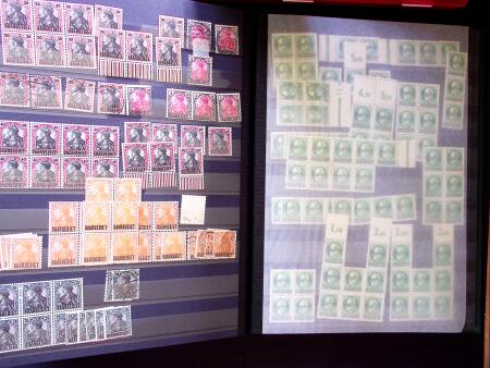 1920-55 Mint and used stock in seven stockbooks with