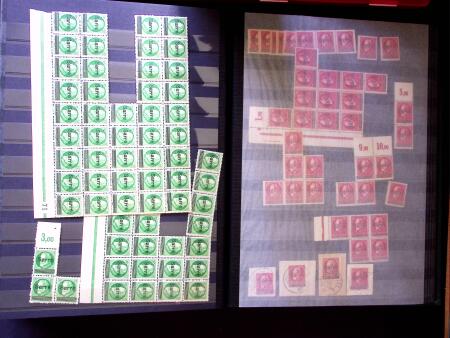 1920-55 Mint and used stock in seven stockbooks with