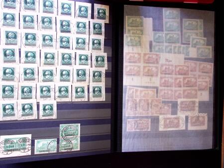 1920-55 Mint and used stock in seven stockbooks with
