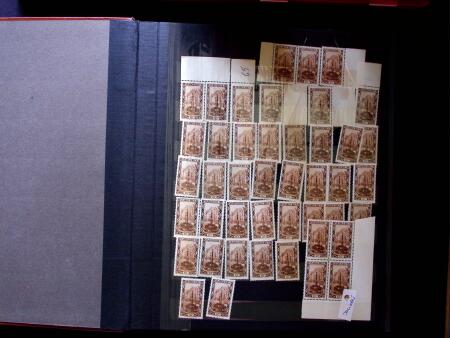 1920-55 Mint and used stock in seven stockbooks with