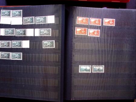 1920-55 Mint and used stock in seven stockbooks with