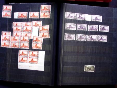 1920-55 Mint and used stock in seven stockbooks with