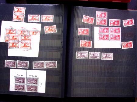 1920-55 Mint and used stock in seven stockbooks with