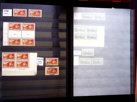 1920-55 Mint and used stock in seven stockbooks with