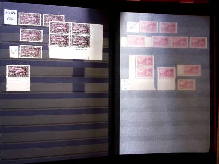 1920-55 Mint and used stock in seven stockbooks with