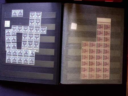 1920-55 Mint and used stock in seven stockbooks with
