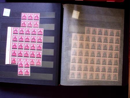 1920-55 Mint and used stock in seven stockbooks with