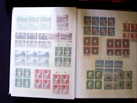 1920-55 Mint and used stock in seven stockbooks with