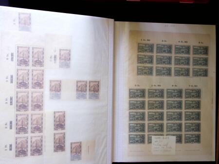 1920-55 Mint and used stock in seven stockbooks with