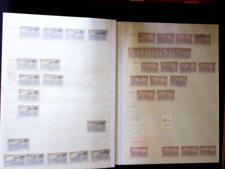 1920-55 Mint and used stock in seven stockbooks with
