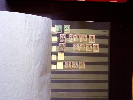 1920-55 Mint and used stock in seven stockbooks with