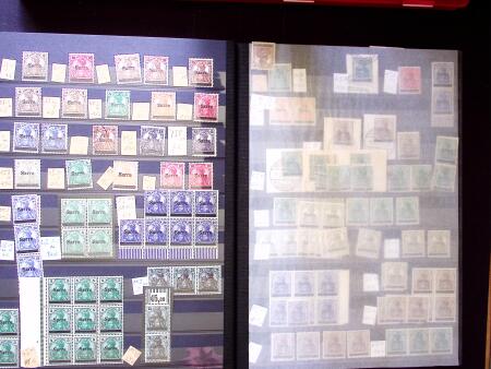 1920-55 Mint and used stock in seven stockbooks with