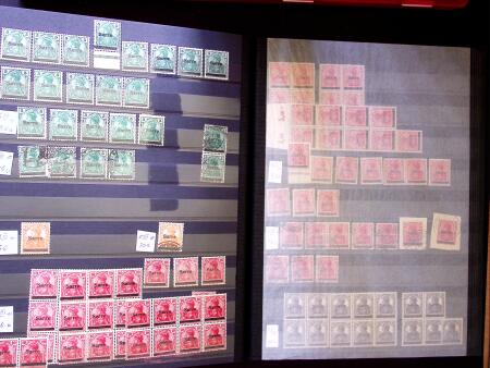 1920-55 Mint and used stock in seven stockbooks with