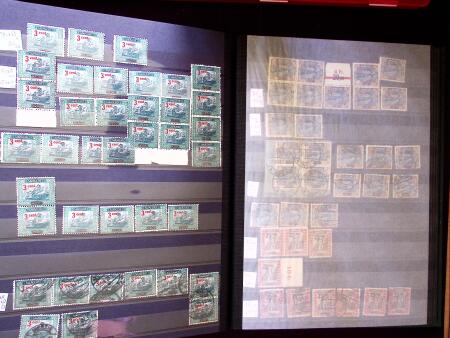 1920-55 Mint and used stock in seven stockbooks with