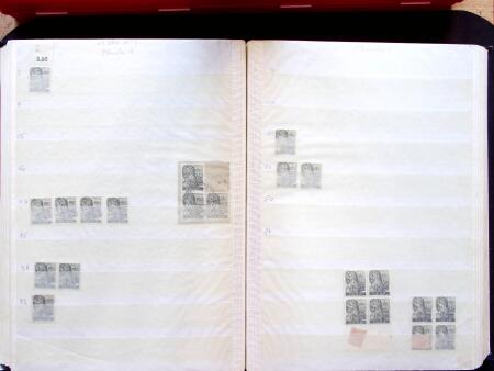 1947 SAAR II issue: Mint duplication in three stockbooks,