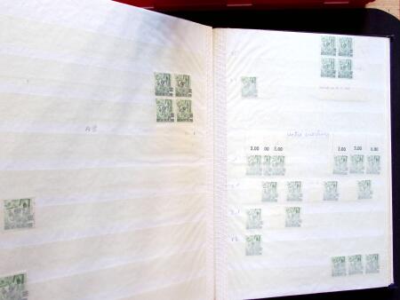 1947 SAAR II issue: Mint duplication in three stockbooks,