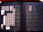 1947 SAAR II issue: Mint duplication in three stockbooks,