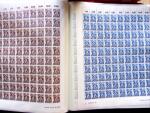 1947 SAAR II issue: Mint duplication in three stockbooks,