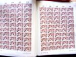 1947 SAAR II issue: Mint duplication in three stockbooks,