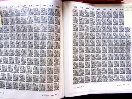 1947 SAAR II issue: Mint duplication in three stockbooks,