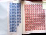 1947 SAAR II issue: Mint duplication in three stockbooks,