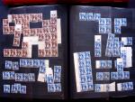 1947 SAAR I issue: Mint duplication in two stockbooks,