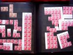 1947 SAAR I issue: Mint duplication in two stockbooks,