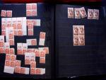 1947 SAAR I issue: Mint duplication in two stockbooks,