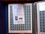 1947 SAAR I issue: Mint duplication in two stockbooks,