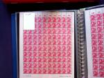 1947 SAAR I issue: Mint duplication in two stockbooks,