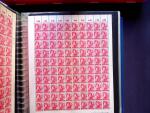 1947 SAAR I issue: Mint duplication in two stockbooks,