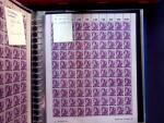 1947 SAAR I issue: Mint duplication in two stockbooks,
