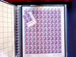 1947 SAAR I issue: Mint duplication in two stockbooks,