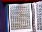 1947 SAAR I issue: Mint duplication in two stockbooks,