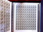 1947 SAAR I issue: Mint duplication in two stockbooks,