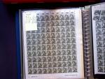 1947 SAAR I issue: Mint duplication in two stockbooks,