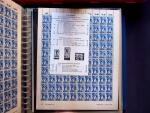 1947 SAAR I issue: Mint duplication in two stockbooks,