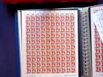 1947 SAAR I issue: Mint duplication in two stockbooks,