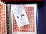 1947 SAAR I issue: Mint duplication in two stockbooks,