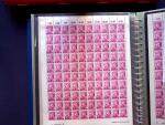1947 SAAR I issue: Mint duplication in two stockbooks,