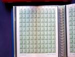 1947 SAAR I issue: Mint duplication in two stockbooks,