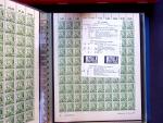 1947 SAAR I issue: Mint duplication in two stockbooks,